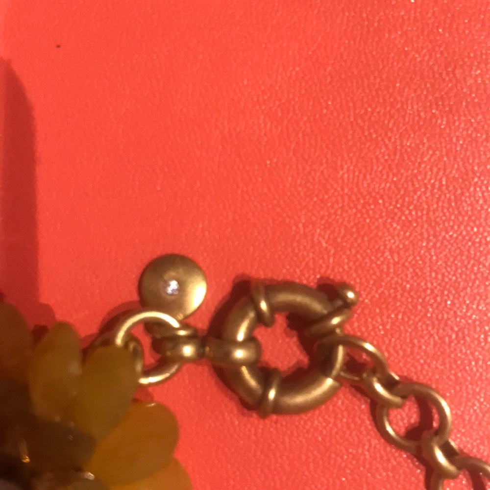 J Crew Flower Statement Bracelet - image 5